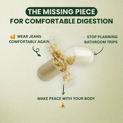 How digestive enzymes help with bloating and comfortable digestion after meals